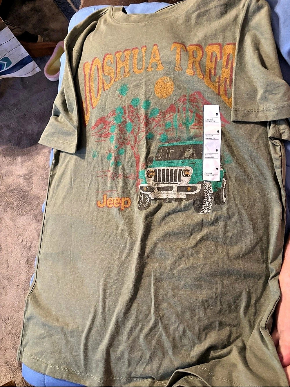 Goodfellow & Co Jeep Joshua Tree graphic tee Graphic Tee in Green Size Medium